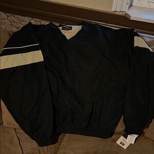 Dockers navy blue and Cream Windbreaker